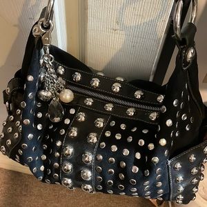 Kathy Van Zerland studded handbag